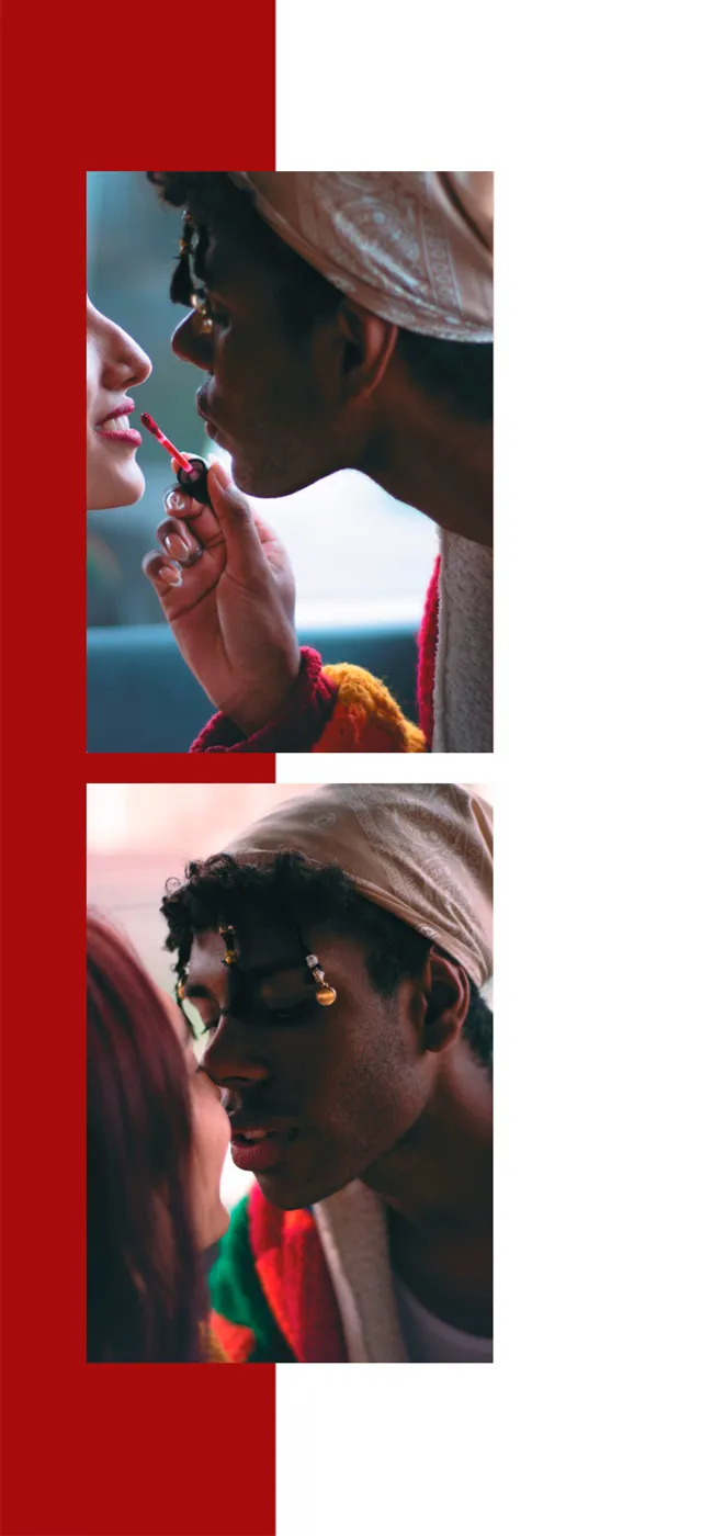 Beso a Beso — portada alternativa en fondo oscuro