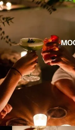 Referente visual — brindis, iluminación cálida